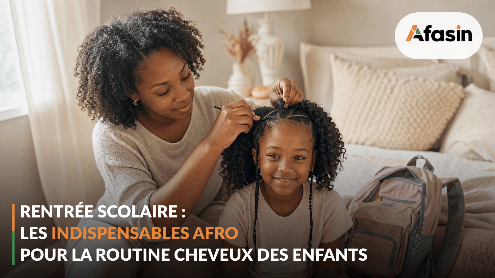 Rentrée scolaire : les indispensables afro pour la routine cheveux des enfants