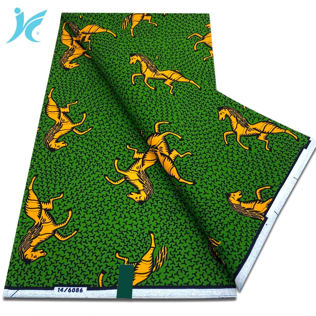 Tissu 100% Coton Ankara Nigérian, Batik Hollandais de Haute Qualité