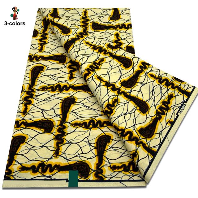 Pagne Hollandais de Haute Qualité 100% Coton Doux , Tissu Wax