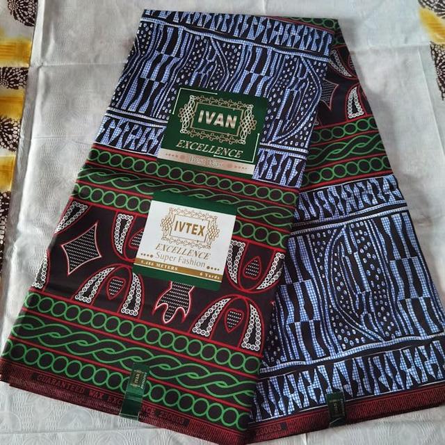 Tissu pagne wax Ndop Bamiléké Cameroun Polycoton