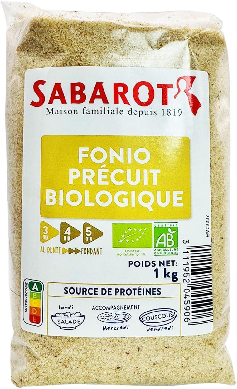 Fonio Précuit Bio Sabarot 1kg - Superfood Africain Authentique