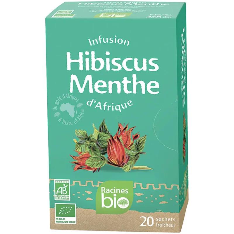 Infusion d'Afrique Racines Bio Hibiscus Menthe 20 sach x 1.6 g