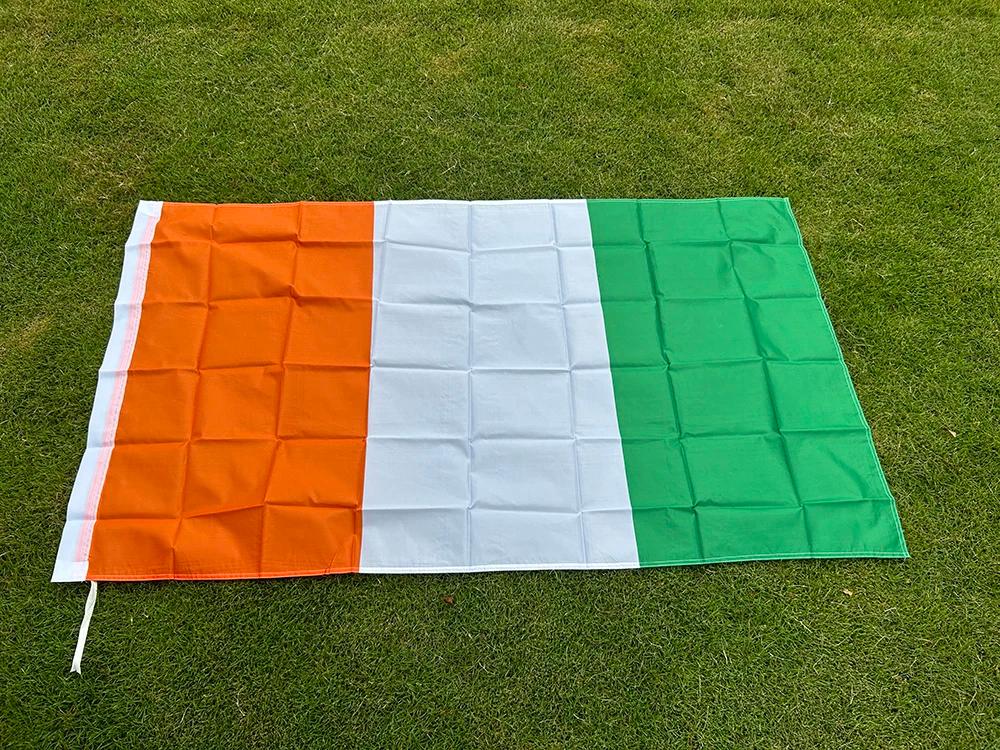Drapeau Côte d'Ivoire 90x150cm - Bannière Polyester à Suspendre