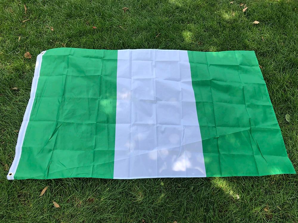 Drapeau Nigeria 90x150cm - Bannière Polyester à Suspendre