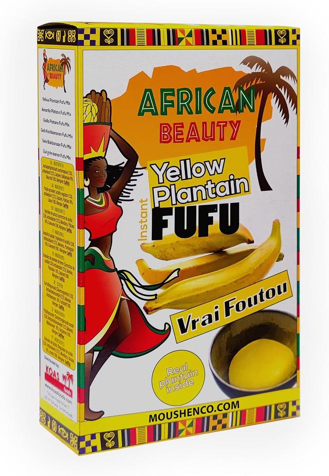 Foutou Fufu Banane Plantain et Manioc - 681g