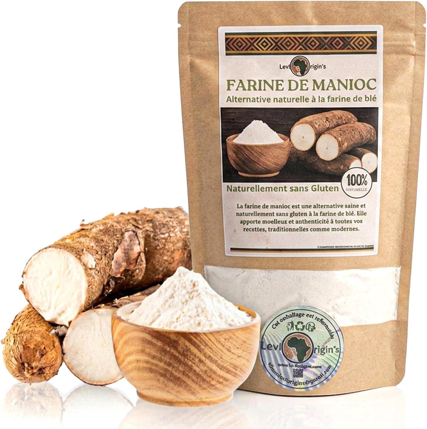 Farine de Manioc 100% Naturelle Sans Gluten - Cameroun/Côte d'Ivoire