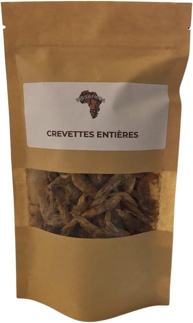Crevettes Entières Séchées 50g - Cuisine Africaine et Asiatique