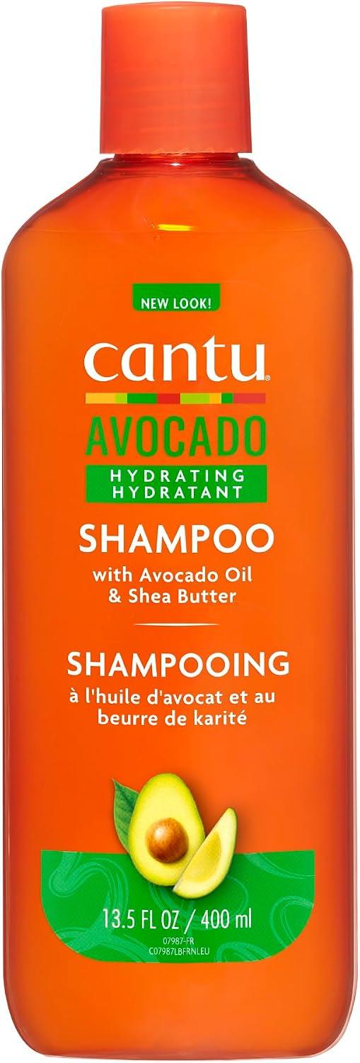 Cantu Shampooing Crème Hydratant à l'Avocat 400ml - Cheveux Bouclés & Crépus