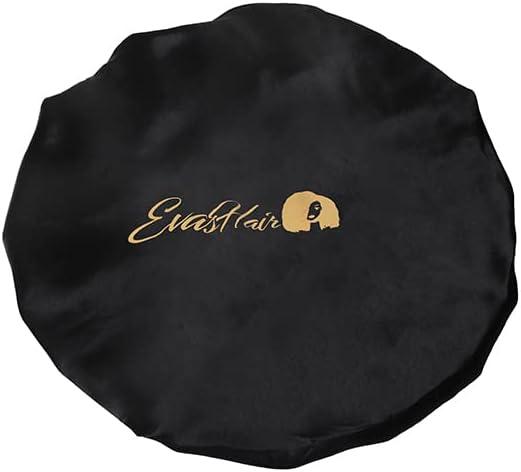 EvasHair - Bonnet en Satin - Réversible et Ajustable - Pour Cheveux, Crépus, Frisés, Bouclés, Locksés - Conserve l'Hydratation des Cheveux