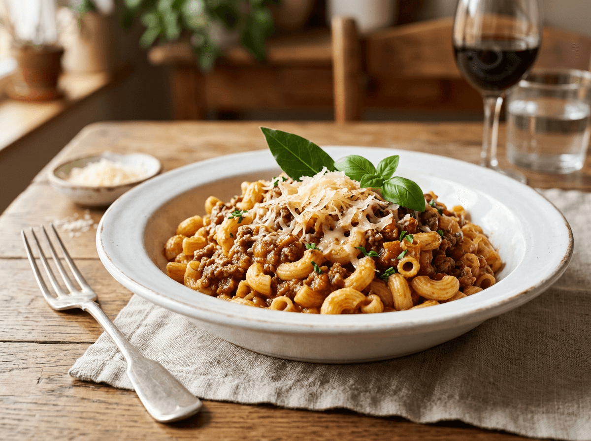 Macaroni Bolognaise