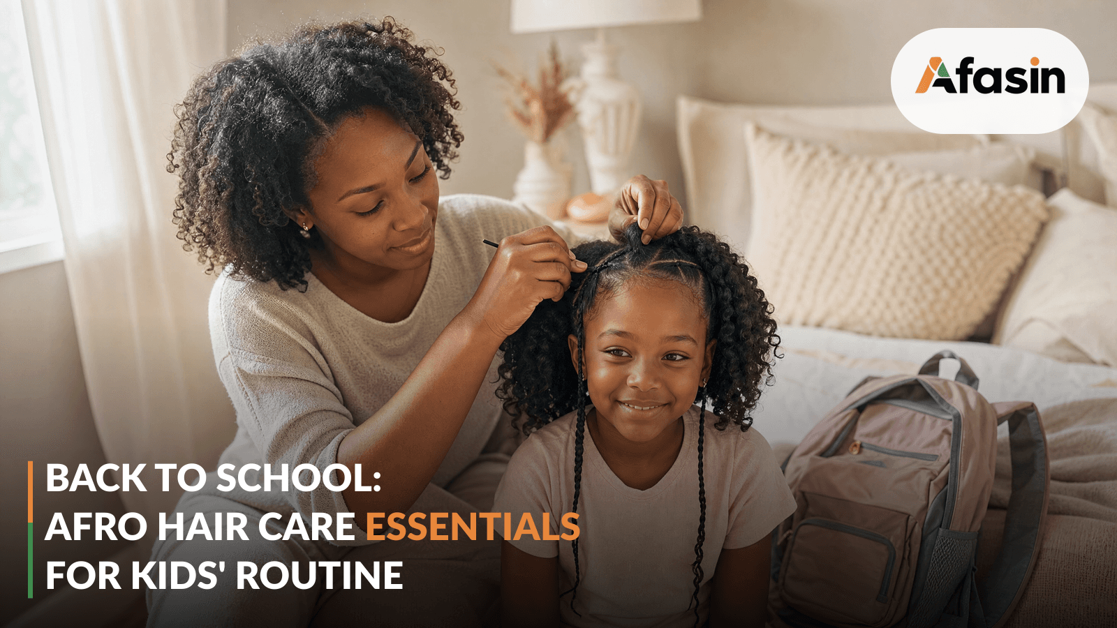 Back to School: Afro Hair Care Essentials for Kids' Routine