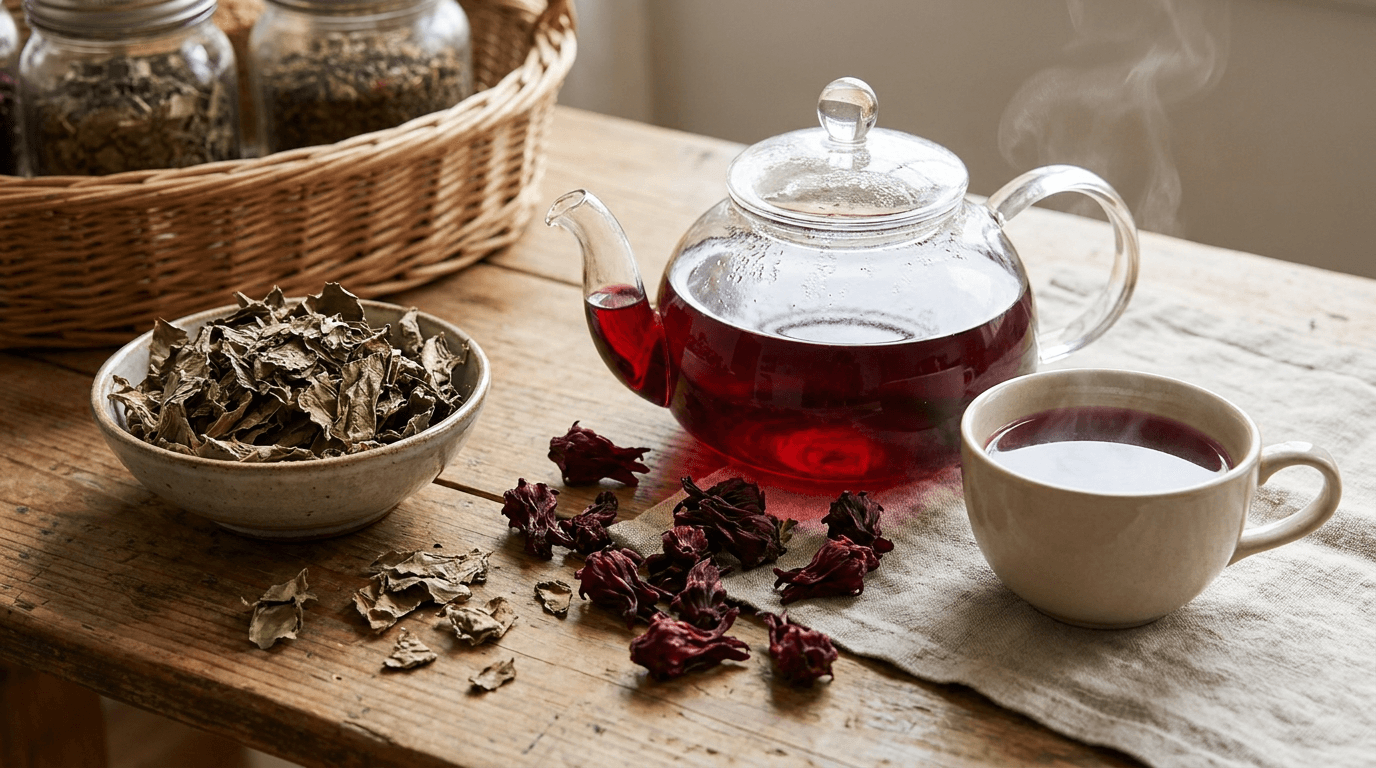 Kinkeliba et hibiscus : les tisanes africaines pour la digestion