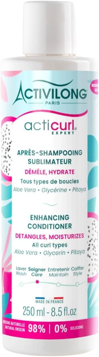 Activilong - Après-Shampoing Sublimateur Acticurl Expert - Tous Types De Boucles - Hydratation en profonceur - 98% D'Ingrédients d'Origine Naturelle -