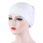 Bandana tendance pour femme French Vintage Turban, bandeau, couvre cheveux, bonnet, foulard musulman – Image 12