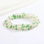 Chaîne de taille perlée artisanale pour femme – Bijoux africains Baya Mayaka | Body Chain élégante multicolore – Image 11