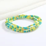 Chaîne de taille perlée artisanale pour femme – Bijoux africains Baya Mayaka | Body Chain élégante multicolore – Image 31