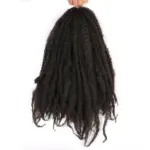 Extensions Marley Twist Synthétiques 18 pouces – Afro Kinky Curly Crochet Hair pour Faux Locs – Image 9