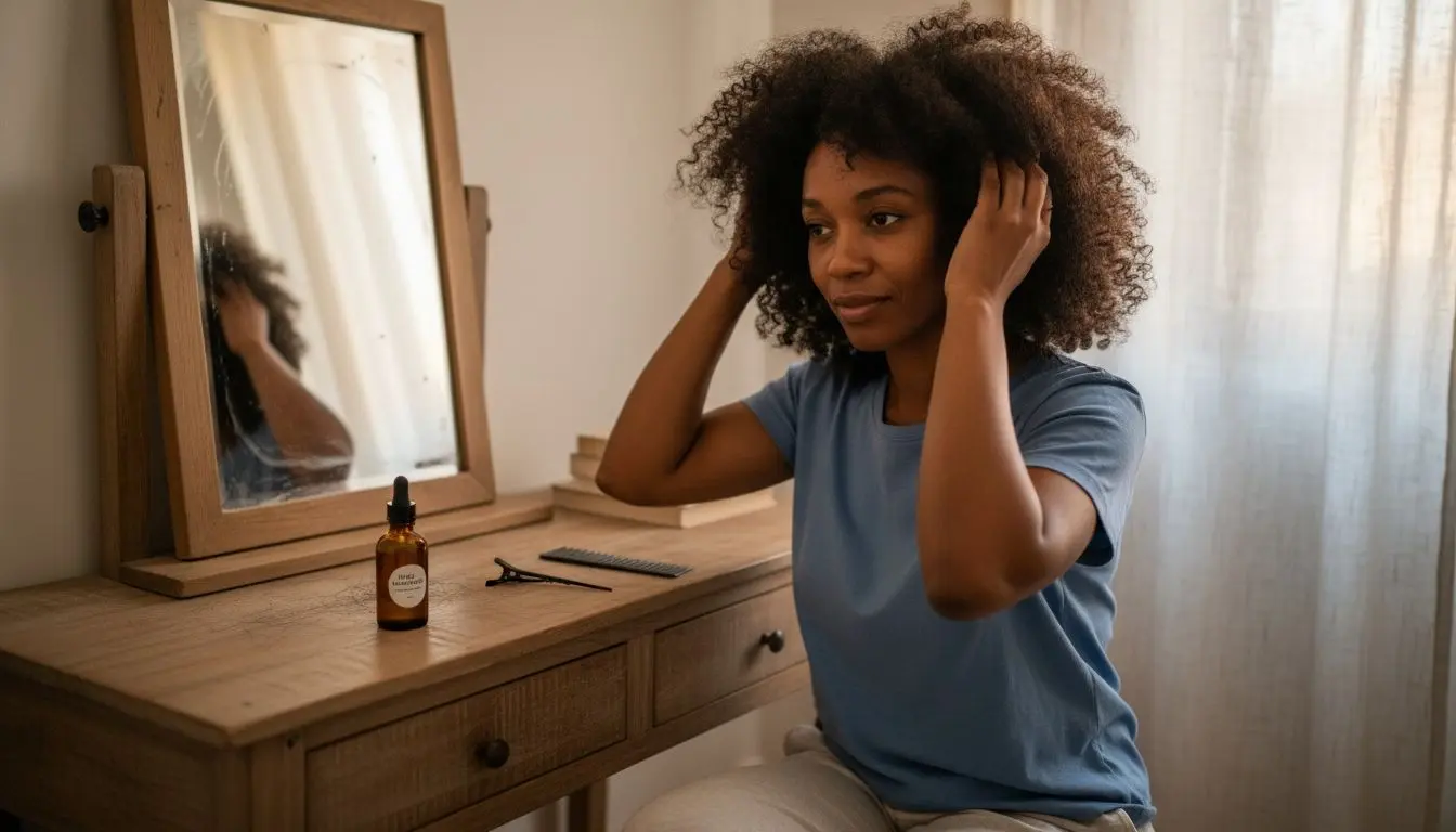 Nourrir ses cheveux crépus avec une huile végétale