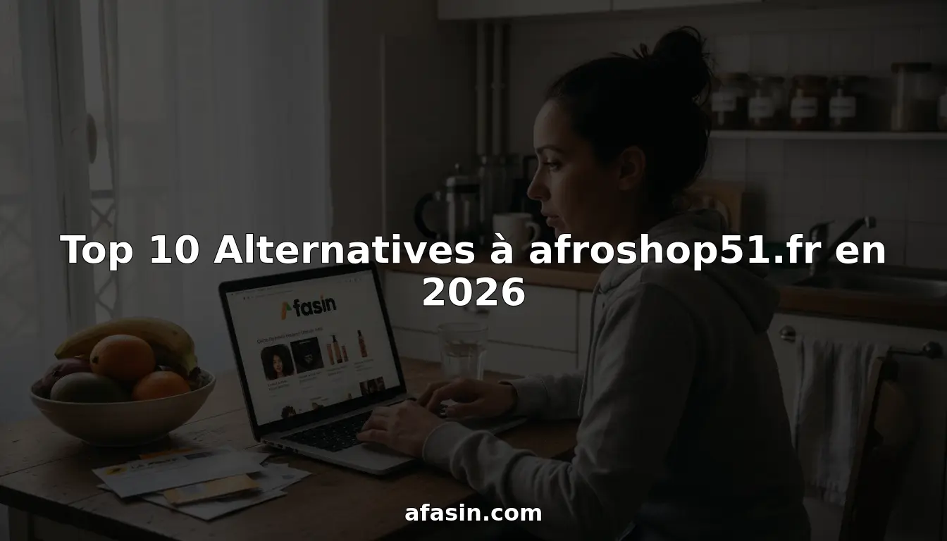 Une femme à la recherche de produits afro-caribéens sur Internet