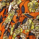 Robe Longue Bohème Fleurie Femme – VONDA 2026 – Image 2