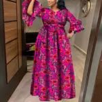 Robe Longue Bohème Fleurie Femme – VONDA 2026